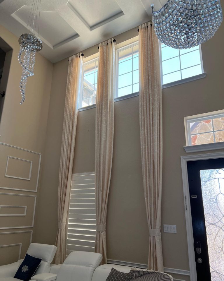 linen curtain style design window treatment long curtain white curtain floral curtain