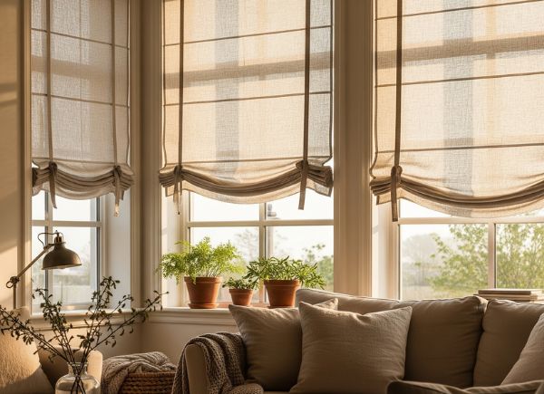 Curtainity relaxed roman shades