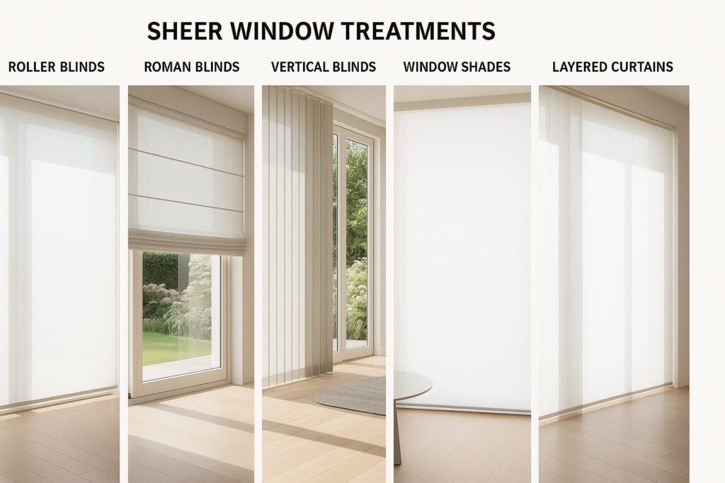 Curtainity sheer Shades & Blinds