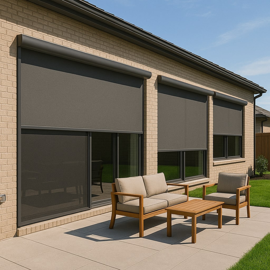 Curtainity Exterior Solar Roller Shades