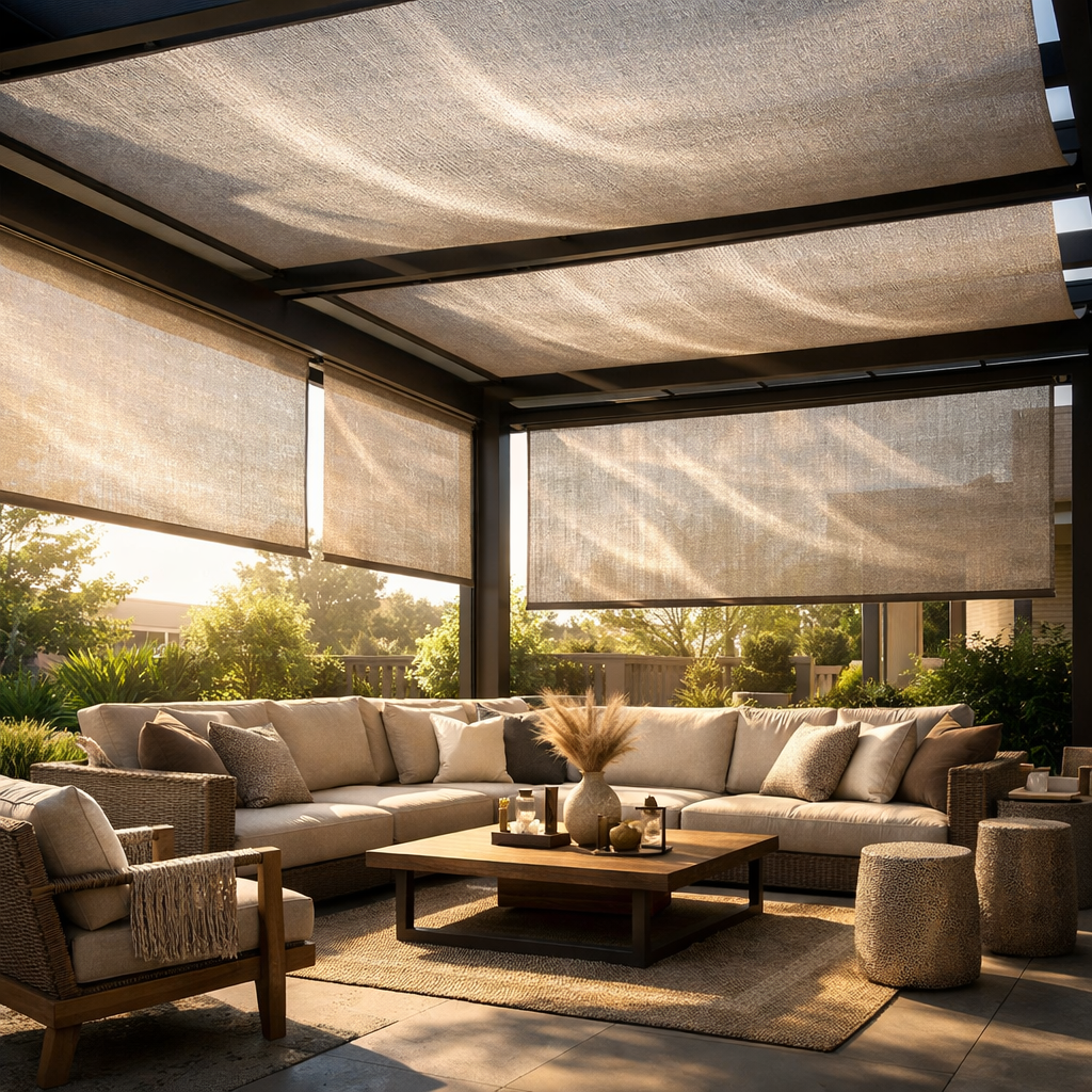 Curtainity Custom Solar Shades for Patio