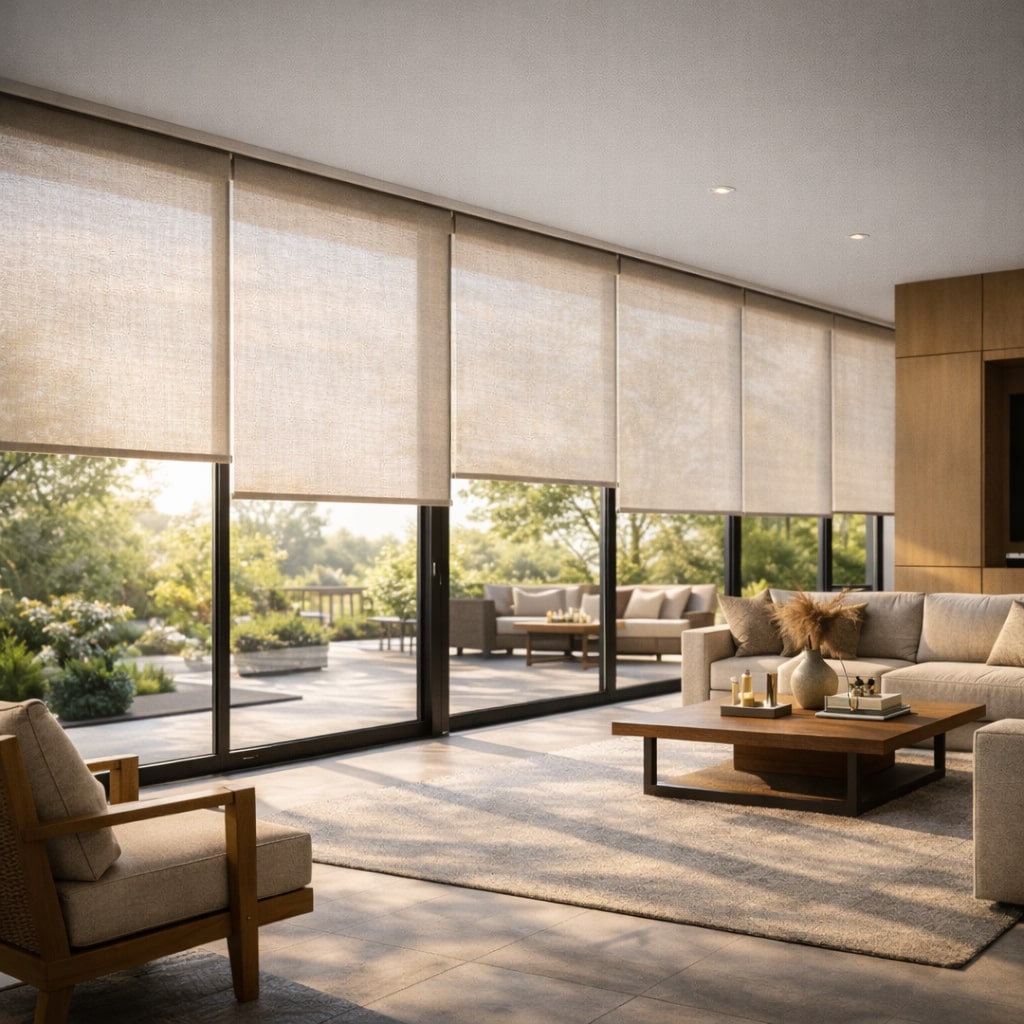 Curtainity Solar Window Shades (Custom-Made)