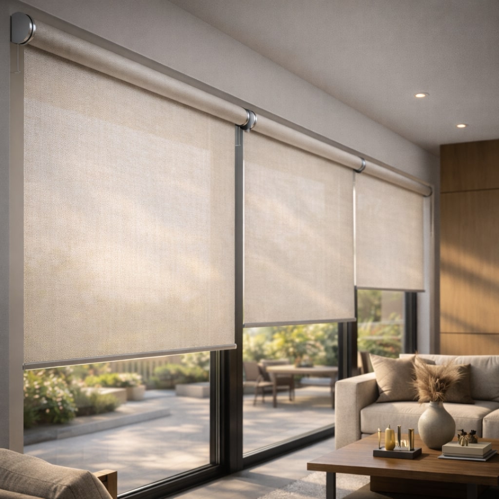 Curtainity Custom Solar Roller Shades