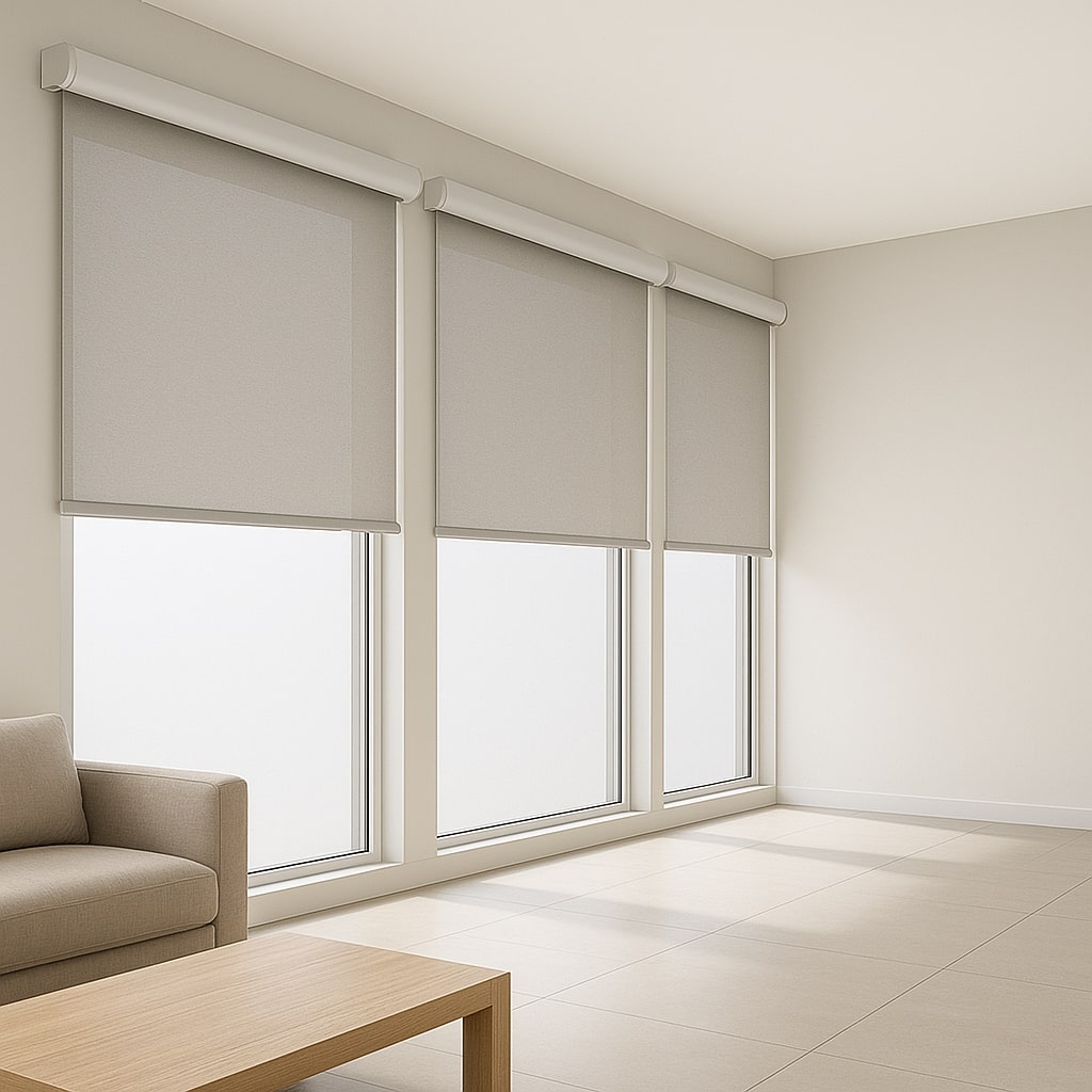 Motorized Solar Roller Shades