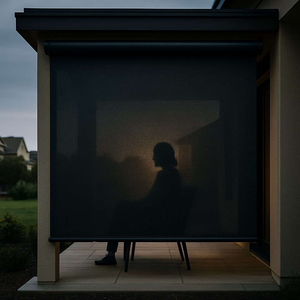 Curtainity Privacy Outdoor Solar Shades