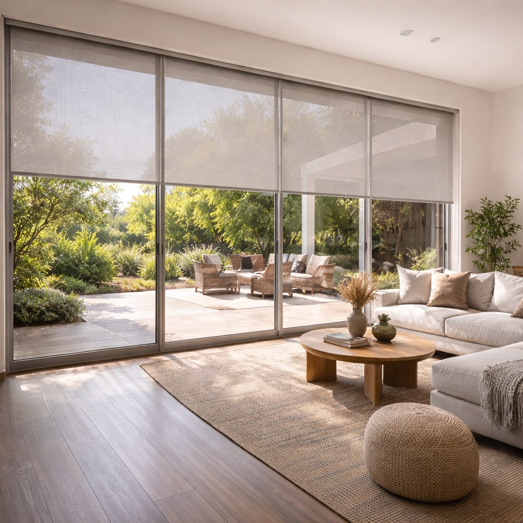 Solar Shades for Sliding Glass Doors
