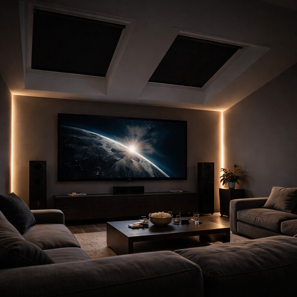 Blackout Roller Shades for Skylights