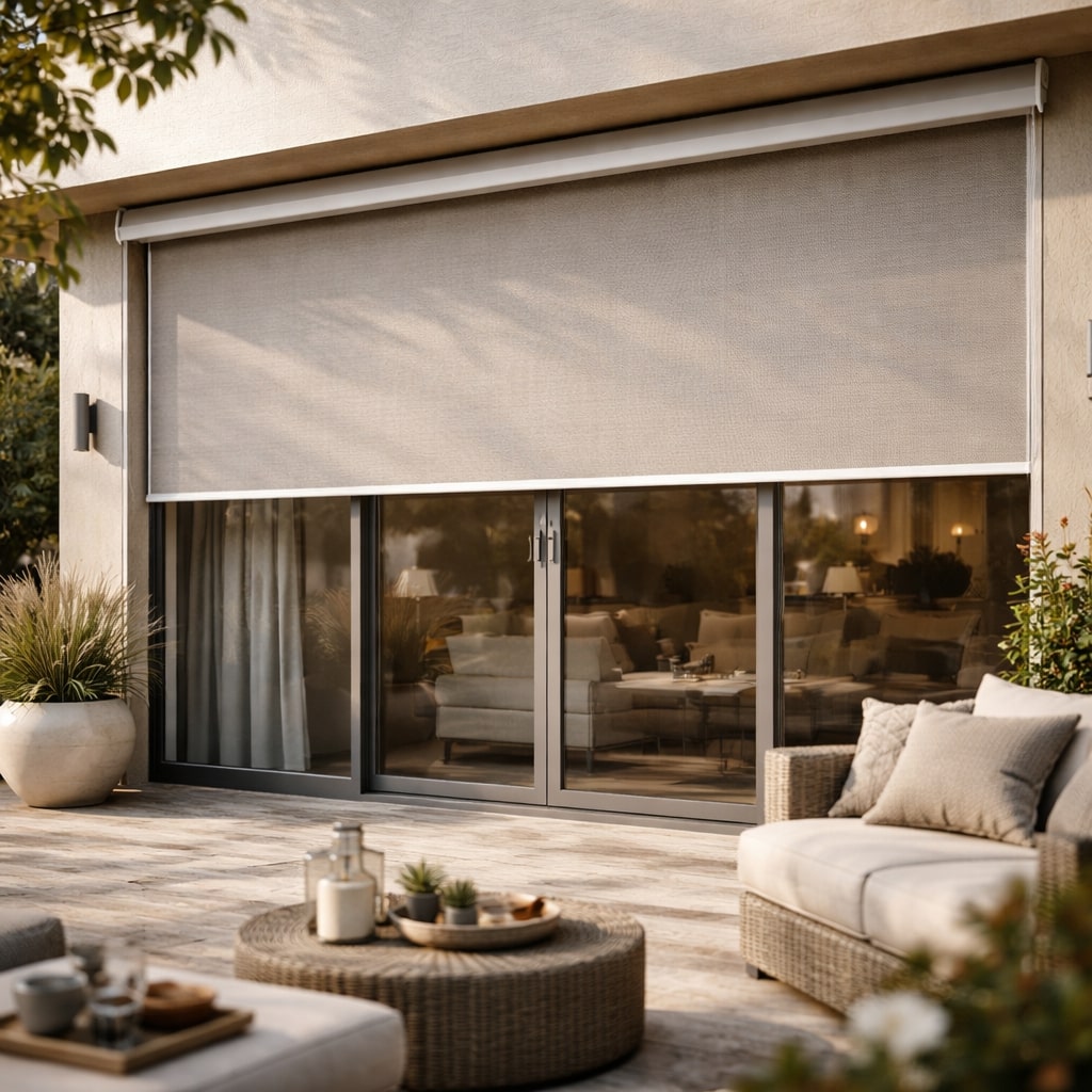 Curtainity Roller Shades for Sliding Glass Doors