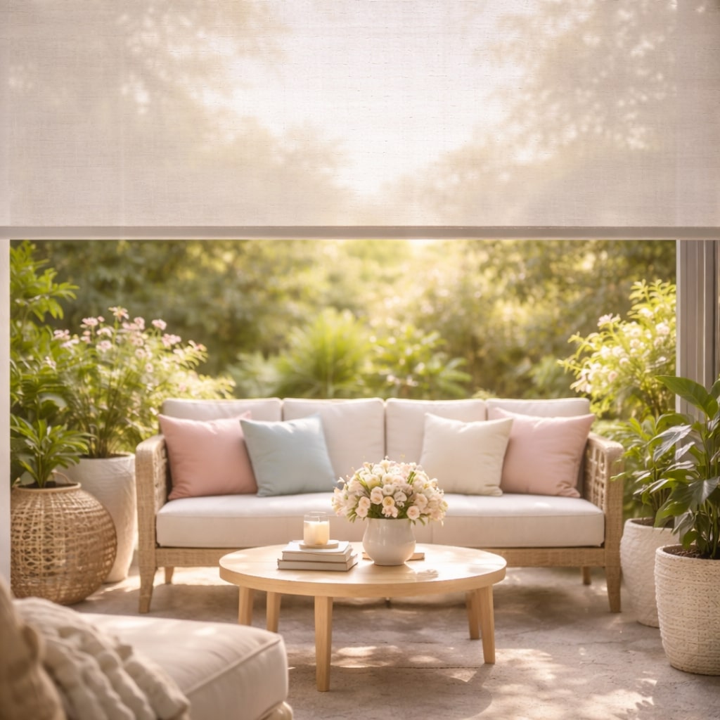 Curtainity Light Filtering Roller Shades