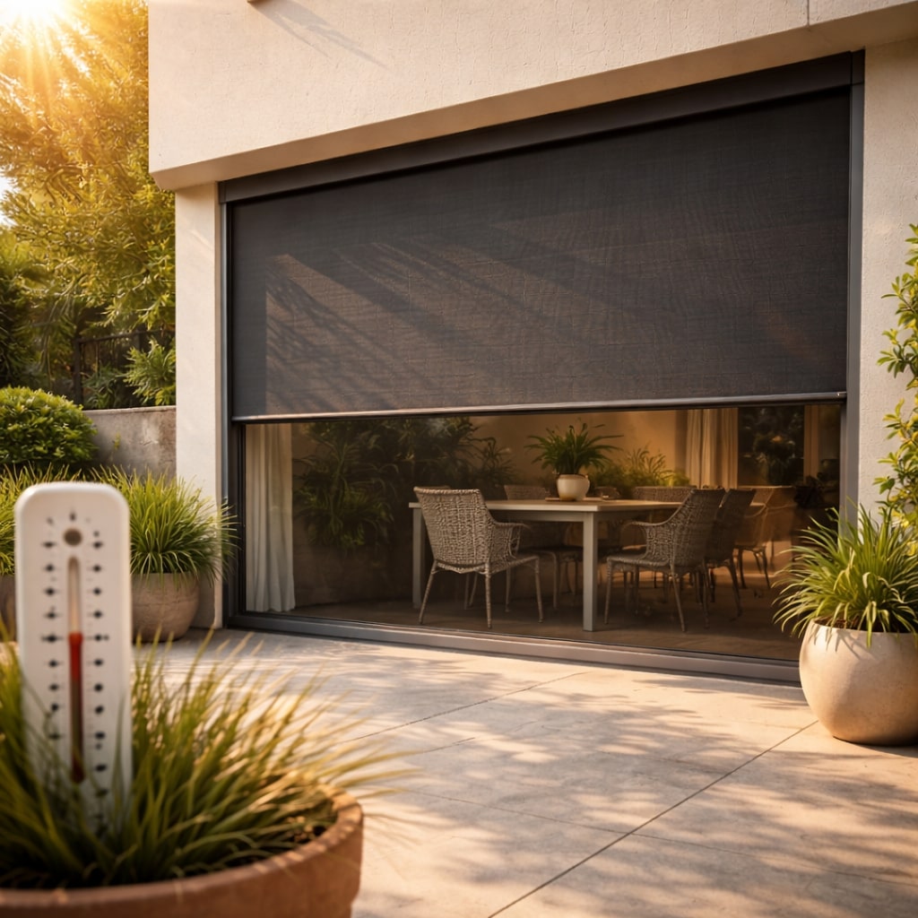 Curtainity Sun Blocking Roller Shades