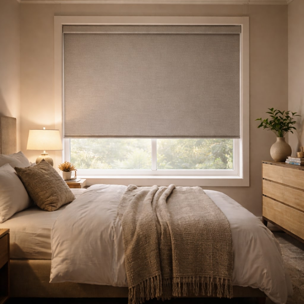 Curtainity Bedroom Window Roller Shades
