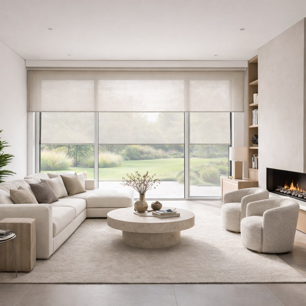 Curtainity Retractable Solar Shades