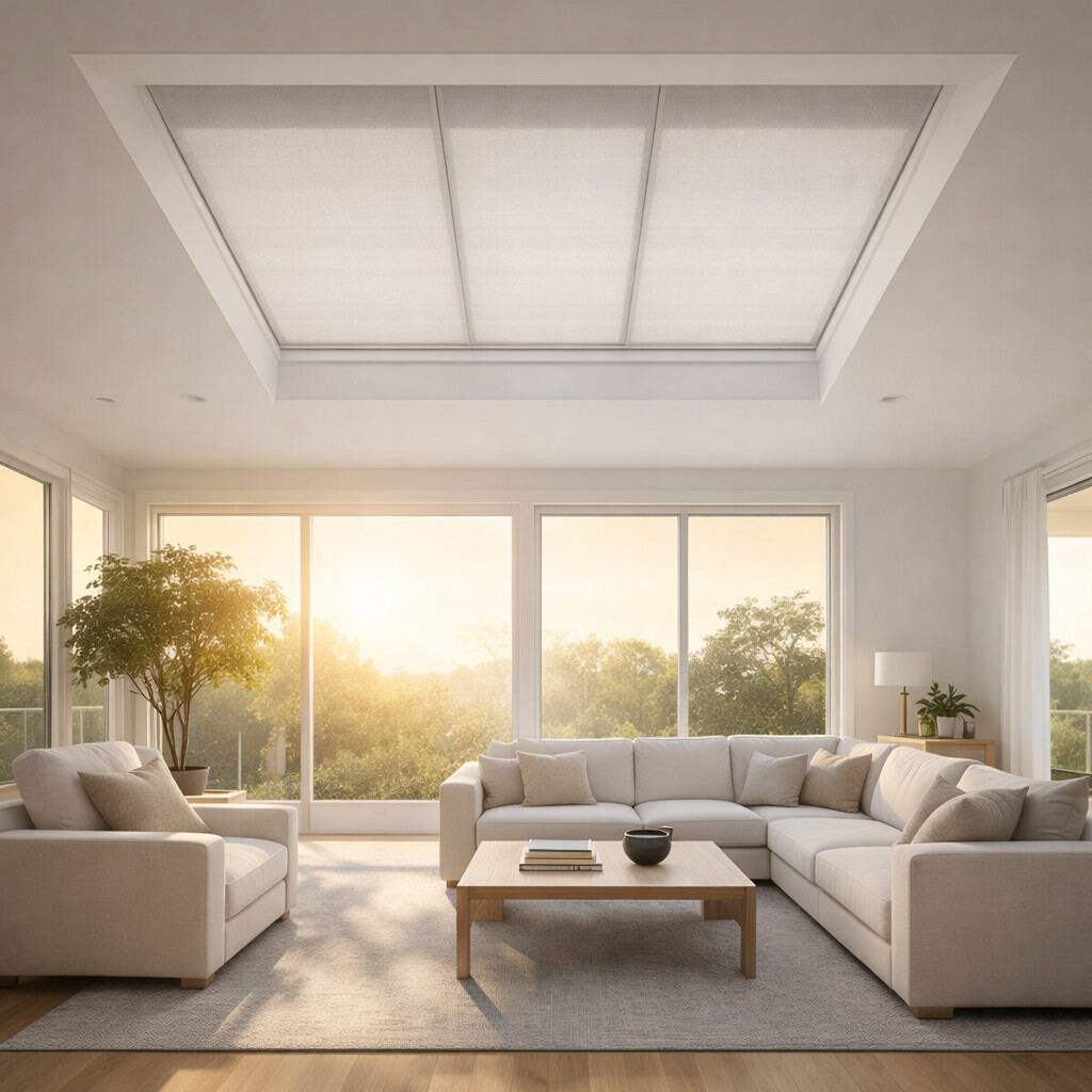 Sun Blocking Skylight Roller Shades | Curtainity