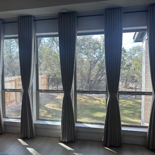 Floor-to-Ceiling Drapery Panels