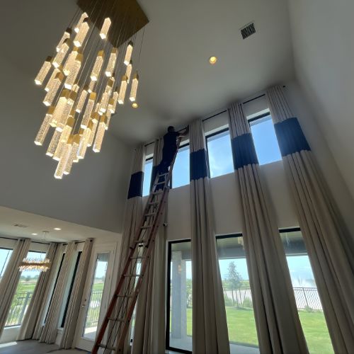 High Ceiling Curtains and Drapes